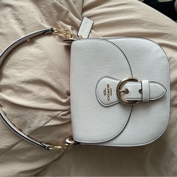 Coach cream shoulder bag - Picture 7 of 11